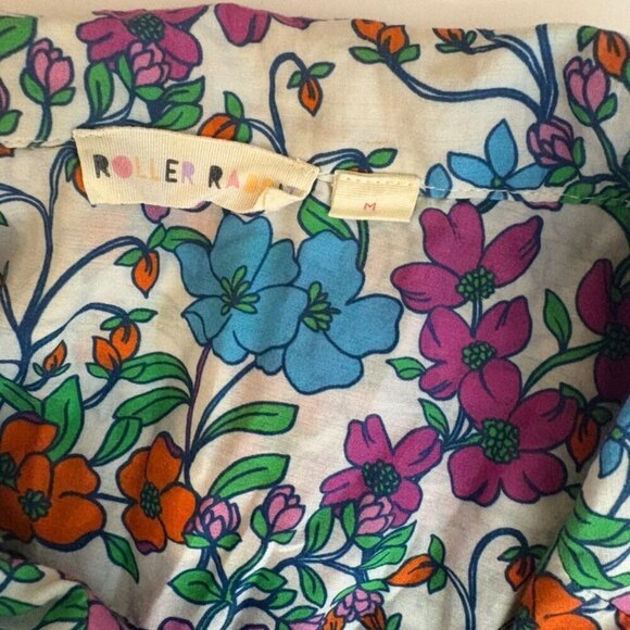 Women’s Roller Rabbit Blomst Lulu Short-Sleeve Pajama Shirt - Shirt Only - M - Picture 2 of 10